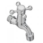 FRESSO Кран водоразборный кор. излив, вентильный, с аэратором, 1/2", цинк