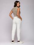 Брюки белые трикотажные