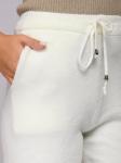 Брюки белые трикотажные
