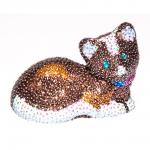 3D-01. Мозаика из пайеток 3D "Кошка"