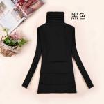 Водолазка с высоким воротом.