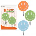 Н-р из 2-х крючков "Смешарики" 3 цв