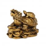 Дракон с черепахой SEW24-33 под бронзу символ благополучия 6см-8см NS-23