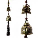 Колокольчик MW-K-001-X Два хотея со слитком 40см металл