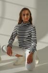 Водолазка детская в черную полоску