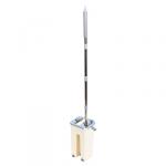 VETTA Набор для уборки: швабра, ведро с механизмом отжима, 2 насадки, микрофибра