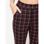 Брюки жен.арт.318-1, серо-бордовые