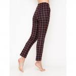 Брюки жен.арт.318-1, серо-бордовые