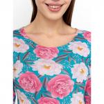 Джемпер жен.арт.193-11, изумрудно-розовый