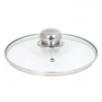 Крышка стеклянная 200 мм, с метал. руч.