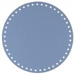 Дно для сумки круглое 20 см. Джинс