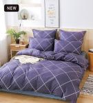 КПБ ALANNA Двухцветный на резинке по кругу ALADR058