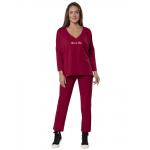 *Костюм женский Life is life КЛК1450П1 бордовый