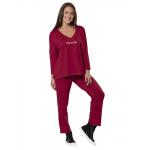 *Костюм женский Life is life КЛК1450П1 бордовый