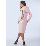*Платье из футера  ФП1357П6розовое