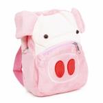 %Рюкзак детский "Плюшевая свинюшка" (19х8х23 см, ткань полиэстер, розовый)