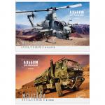 Альбом для рисования 08 л., А4, на скрепке ArtSpace Техника. Military, обложка-офсет, А08ф_14184