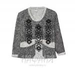 Вязанная кофта с карманами