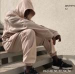 Мужской костюм трикотаж плотный бежевый SN