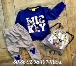 Детский костюм MICKEY с синей кофтой Xi