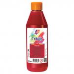 Гуашь художественная  1 шт. ЛУЧ "Классика", 500 мл, красная, пластик. бутылка, дозатор, 19С1305-08