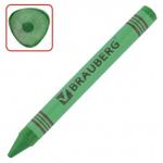 Восковые карандаши BRAUBERG "АКАДЕМИЯ", НАБОР 6 цв., 227282