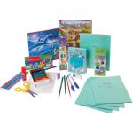 Набор для Первоклассника в подарочной упаковке "Спортивные машины", HATBER, Нп4_20413