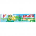 Краски акварельные ЛУЧ Zoo,  6 цв., медовые, с кистью, картонная коробка, 22 с1415-08