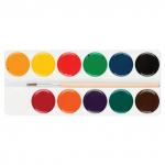 Краски акварельные ЛУЧ Zoo, 12 цв., медовые, с кистью, картонная коробка, 22 с1416-08