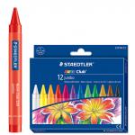 Восковые мелки утолщенные STAEDTLER (Германия) Noris Club Jumbo, 12 цв.,картонная упаковка,229-NC12