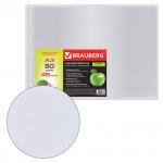 .Папки-файлы БОЛЬШОГО ФОРМАТА (297х420мм), А3, ГОРИЗОНТАЛЬНЫЕ, КОМПЛЕКТ 50 шт, 45мкм, BRAUBERG,221715