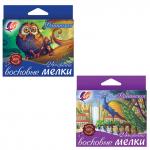 Восковые мелки ЛУЧ Фантазия, 24 цв, на масл. основе, картон. упак. с европодвесом, 25 с1521-08