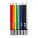 Карандаши цветные акварельные BRAUBERG Pretty Girls, 12 цв., заточенные, карт. упак., 180567