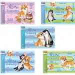 Альбом д/рис. А4 24л., спираль, обложка картон, HATBER, 205х290мм, Корги (5 видов в спайке), 24А4Всп