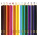 Карандаши цветные  ПИФАГОР 24 цв., классические, заточенные, картонная упаковка, 180298