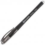 Ручка гелевая с грипом BRAUBERG Impulse, ЧЕРНАЯ, игольчатый узел 0,5мм, линия письма 0,35мм, 141183