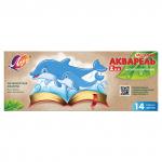 Краски акварельные ЛУЧ Zoo, 14 цв, медовые, без кисти, картонная коробка, 22 с1418-08