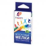 Восковые мелки ЛУЧ Классика, 6 цв, картонная упаковка с европодвесом, 12 с860-08