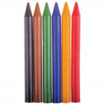 Восковые мелки ЛУЧ Классика, 6 цв, картонная упаковка с европодвесом, 12 с860-08