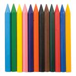 Восковые мелки ЛУЧ Zoo, 12 цв, шестигранные, картонная упаковка с европодвесом, 12 с865-08