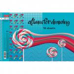 Альбом д/рис. А4 48л., спираль, обложка картон, HATBER, 205х290мм, Вихрь эмоций(4 в спайке), 48А4Всп