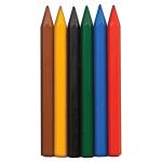 Восковые мелки ЛУЧ Zoo,  6 цв, шестигранные, картонная упаковка с европодвесом, 12 с864-08