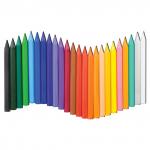 Восковые мелки ЛУЧ Zoo, 24 цв, шестигранные, картонная упаковка с европодвесом, 12 с866-08