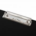 Доска-планшет STAFF EVERYDAY с прижимом А4 (225х316 мм), картон/бумвинил, РОССИЯ, черная, 229051