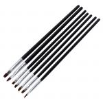 Набор кисточек черные (7шт)