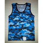 Борцовка кулир Камуфляж цв. синий р.30,  32