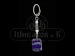 *58104- 5 Брелок лазурит (размер камня 24-26*18-20мм)