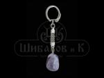*58104-2 Брелок аметист (размер камня 24-26*18-20мм)