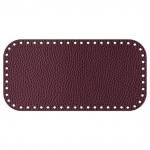 Дно для сумки 15 х 30 см. Вишня