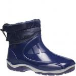 Д244 Полусапожки ПВХ женские и подростковые утепленные синий